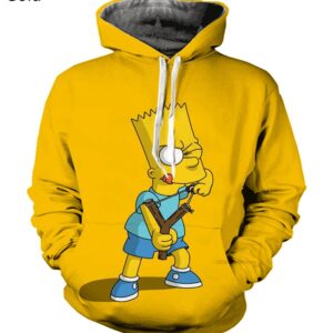 2022 New The S Simpsons Printed Men Women 3D Sweatshirts Sweatshirts Quality Hooded Jacket Novelty Streetwear 6 - The Simpsons Shop