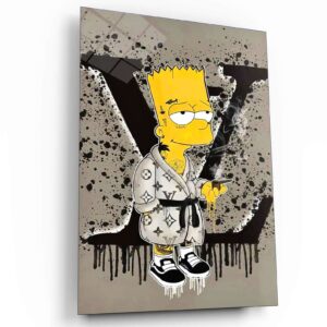 Bart Simpsons Louis Vuitton The Simpsons Poster Wall Art Decor 2