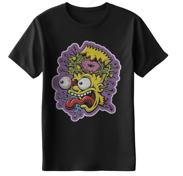 Bart Simpson Zombie​ Shirt The Simpson Spooky T-shirt for Fans