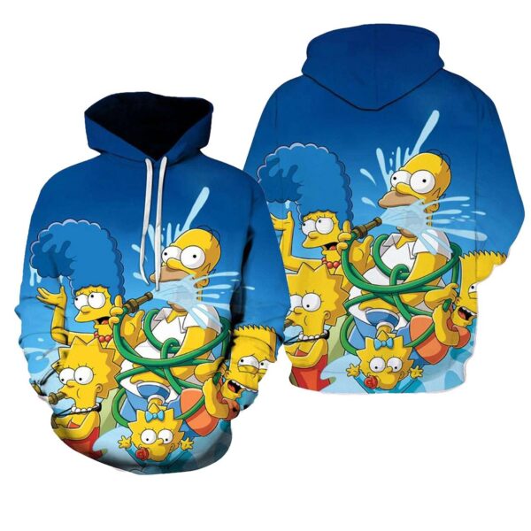 Funny Simpsons Hoodie 3D The Simpsons Movie Hoodies