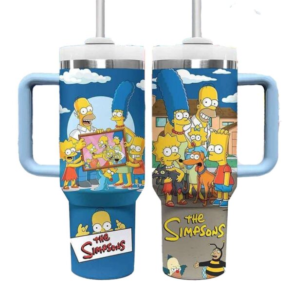 The Simpson Family 40oz Tumbler Bart Simpson Stainless Tumbler