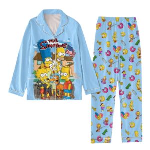 The Simpsons Pajamas Homer Simpson Pajamas Set for Fans