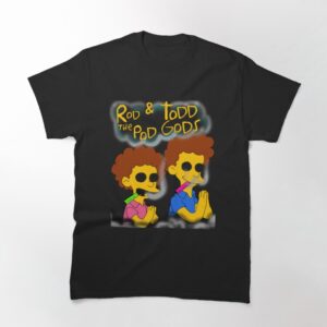 the-simpsons-t-shirts-rodtodd-pod-gods-classic-t-shirt