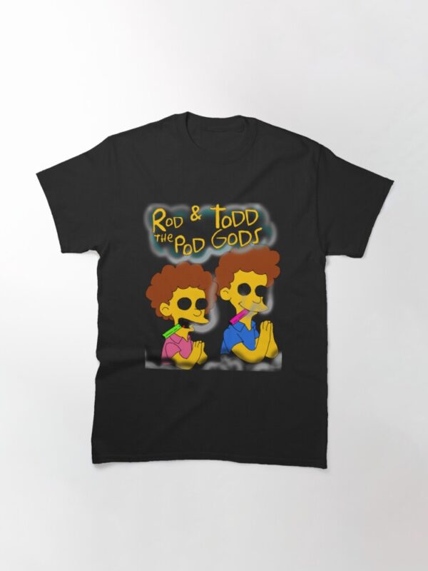 the-simpsons-t-shirts-rodtodd-pod-gods-classic-t-shirt