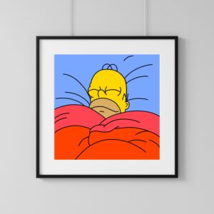 BUNDLE Homer Simpson Digital Art Prints Instant Download Printable Home Decor Simpsons Digital Poster Wall Art Gift Printable Artwork 2
