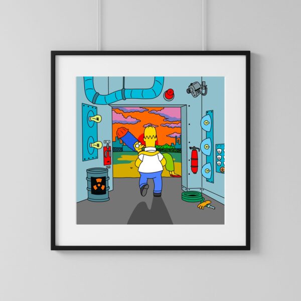 BUNDLE Homer Simpson Digital Art Prints Instant Download Printable Home Decor Simpsons Digital Poster Wall Art Gift Printable Artwork 5
