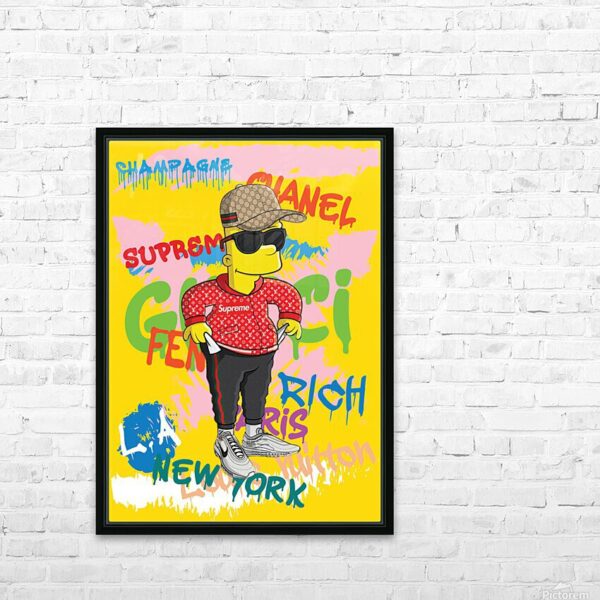 Bart Simpson Fashion Scandinavian Design Print 13