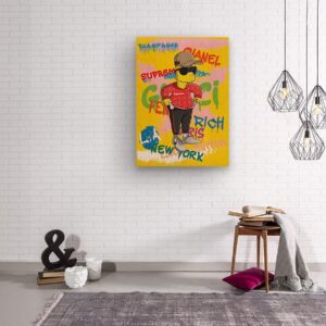 Bart Simpson Fashion Scandinavian Design Print 14