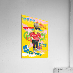 Bart Simpson Fashion Scandinavian Design Print 4