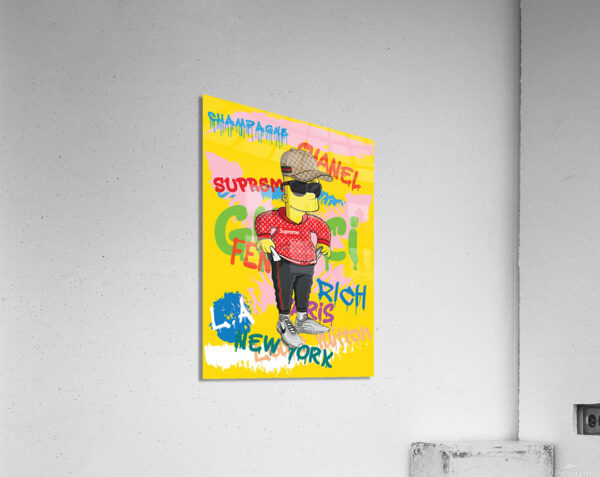 Bart Simpson Fashion Scandinavian Design Print 4