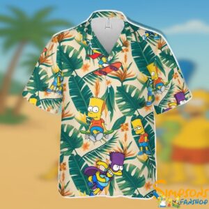Bart Simpson Flower Hawaiian Shirt T shirts Low Price
