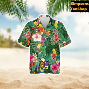 Bart Simpson Hawaiian Shirt, Simpsons Hawaiian Shirt