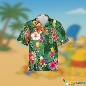 Bart Simpson Hawaiian Shirt Simpsons Hawaiian Shirt T shirts Low Price