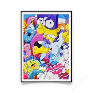 Colorland 50x70cm Under Wood Frame Black 1