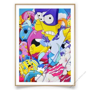 Colorland 50x70cm Under Wood Frame Oak 1