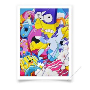 Colorland 50x70cm Under Wood Frame White 1
