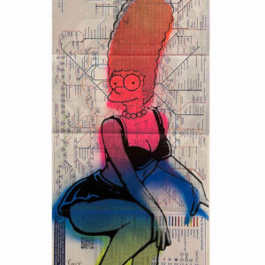 Electric Lady Subway Map Print 1