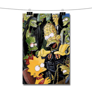 Hellraiser Meets the Simpsons Poster Wall Decor 1