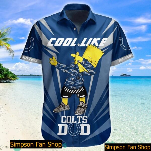 Indianapolis Colts NFL Cool Like Simpson Gift For Dad Hawaiian Shirt And Short