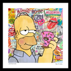 Junk Food Junkie Print Black Small 1
