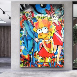 Lisa Was Their Bestie Original Painting 1