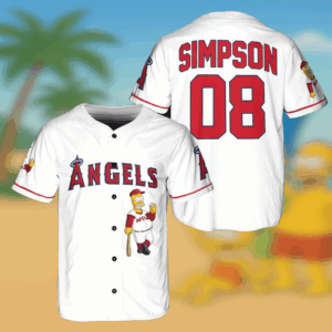 Los Angles Simpson Baseball Jersey 1