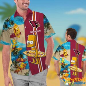 Personalized Arizona Cardinals Simpsons Hawaiian Shirt KDHYPE