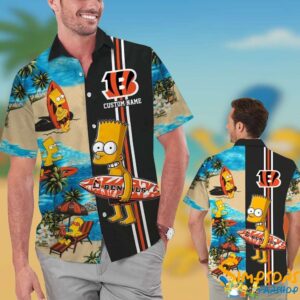 Personalized Cincinnati Bengals Simpsons Hawaiian Shirt KDHYPE
