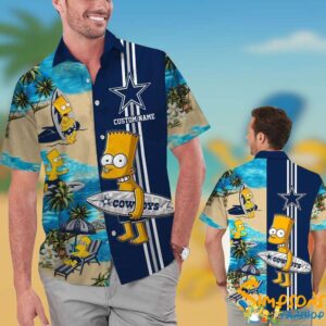 Personalized Dallas Cowboys Simpsons Hawaiian Shirt KDHYPE