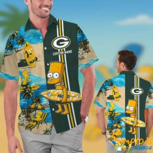 Personalized Green Bay Packers Simpsons Hawaiian Shirt KDHYPE