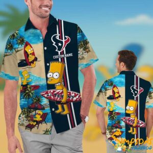 Personalized Houston Texans Simpsons Hawaiian Shirt KDHYPE
