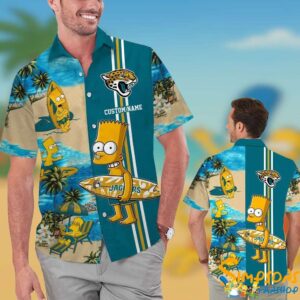Personalized Jacksonville Jaguars Simpsons Hawaiian Shirt KDHYPE