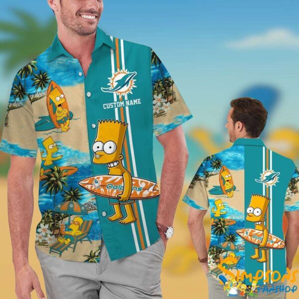 Personalized Miami Dolphins Simpsons Hawaiian Shirt KDHYPE