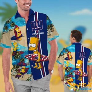 Personalized New York Giants Simpsons Hawaiian Shirt KDHYPE