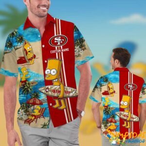 Personalized San Francisco 49ers Simpsons Hawaiian Shirt KDHYPE