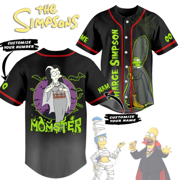 Personalized The Simpsons Baseball Jersey 2 KDHYPE