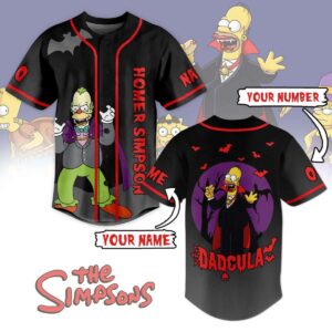 Personalized The Simpsons Baseball Jersey KDHYPE