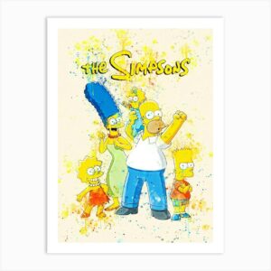 Simpsons 2 Art Print 1