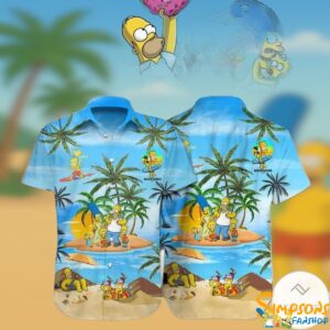 Simpsons Family Beach Summer Vibe Hawaiian Shirt Hot Sale 2025