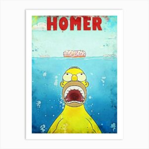 Simpsons Homer Art Print 1