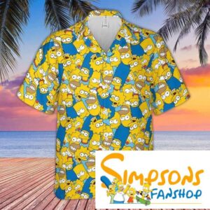 The Simpson Hawaiian Shirt Characters Shirt for Men Button Down Homer amp Marge Simpson Womens summer shirts Hawaiian shirt Beach shirts 1
