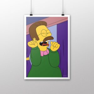 The Simpsons A4 Print Ned Flanders Purple Drapes Simpsons Poster Simpsons Art Simpsons Wall Art Simpsons Gifts Etsy The simpsons Simpsons art Ned flanders 1