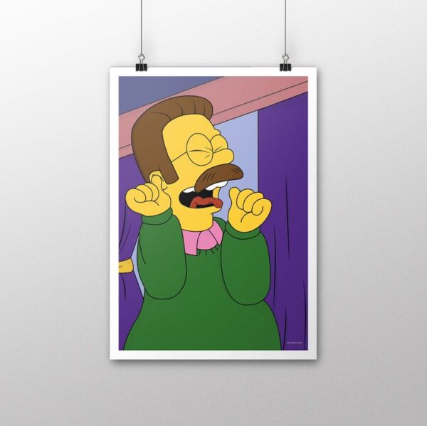 The Simpsons A4 Print Ned Flanders Purple Drapes Simpsons Poster Simpsons Art Simpsons Wall Art Simpsons Gifts Etsy The simpsons Simpsons art Ned flanders 1