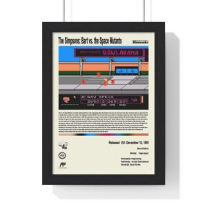 The Simpsons Bart vs The Space Mutants Poster 1