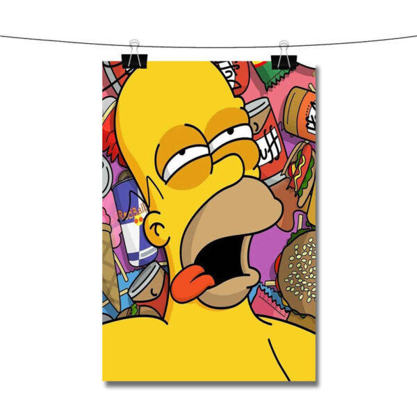 The Simpsons Beer Alcohol Drinks Poster Wall Decor 1