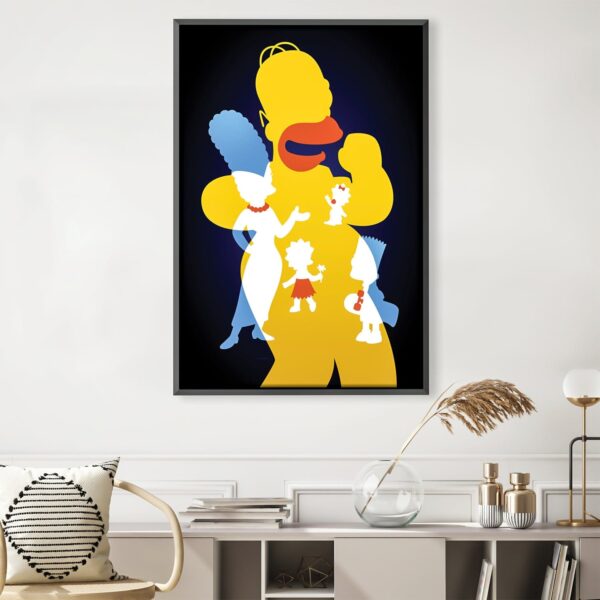 The Simpsons Canvas 12 x 18in Canvas 1