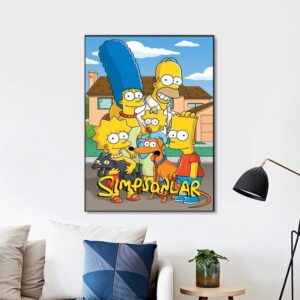 The Simpsons Cartoon Series Wall Art Home Decor Poster Canvas 1