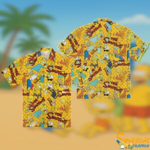The Simpsons Family Hawaiian Shirt T shirts Low Price