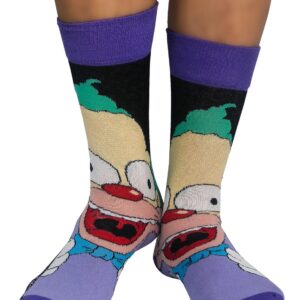 The Simpsons Krusty The Clown 2 Pack Mens Socks 4