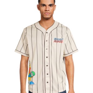 The Simpsons Mens Graphic Baseball Jersey Sizes S 3X Walmart.com 1